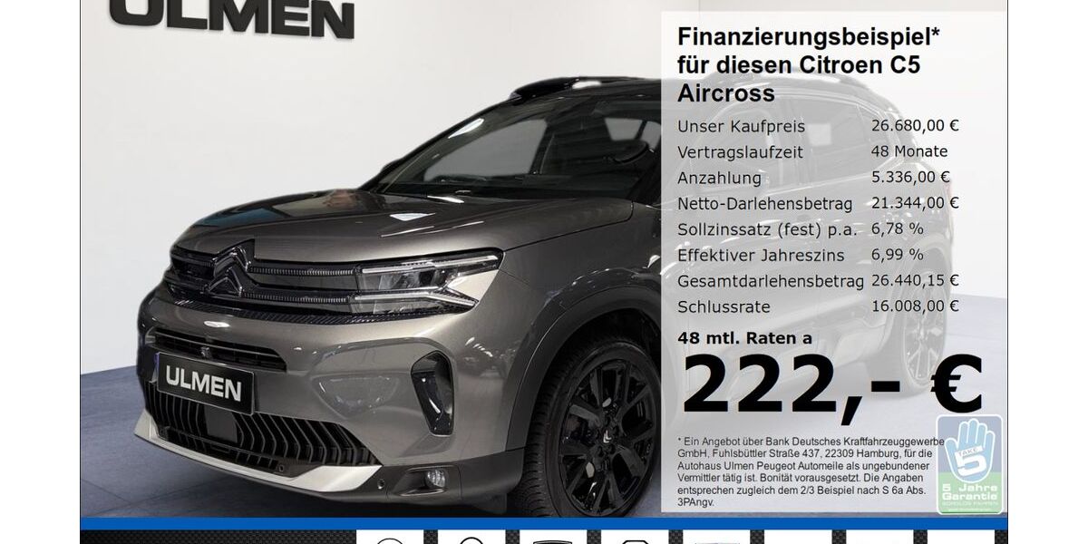 Citroen C5 Aircross 8.260 km 26.680 &euro; Düsseldorf 40233