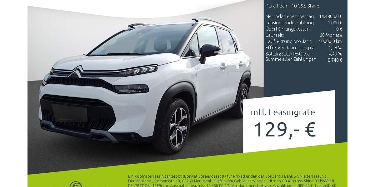 Citroen C3 Aircross 23.706 km 14.480 &euro; Borken 46325