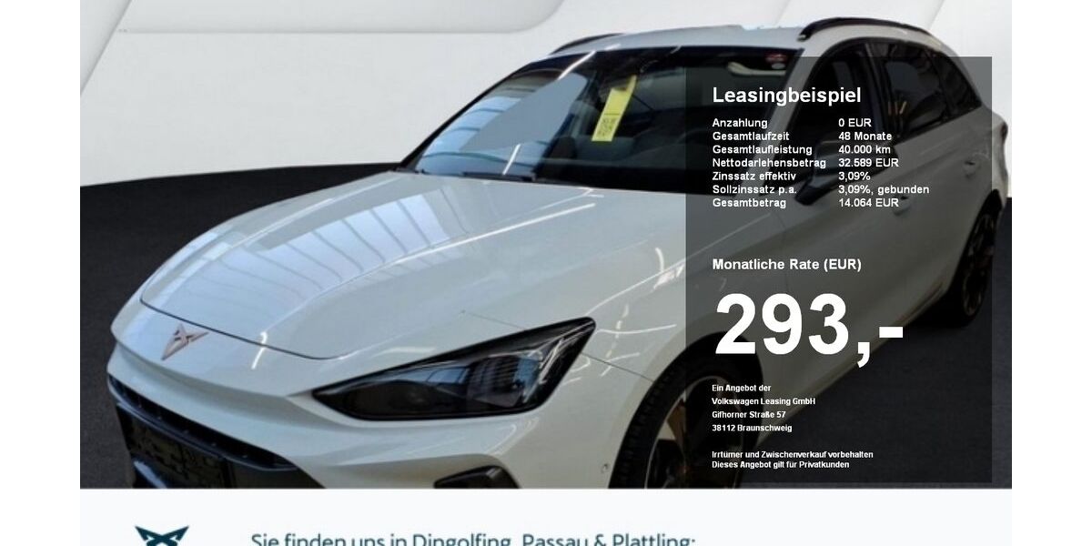 Cupra Leon 24.537 km 32.588 &euro; Passau 94036