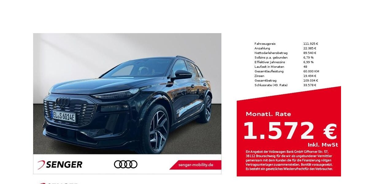 Audi SQ6 e-tron 6.900 km 111.925 &euro; Lingen 49809