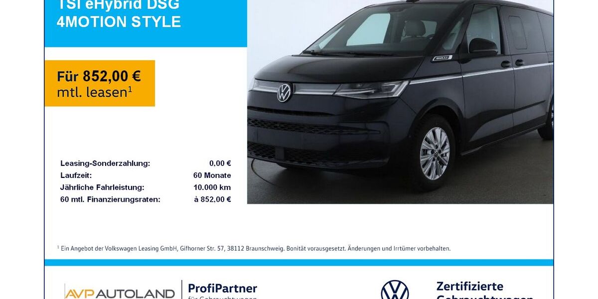 VW T7 Multivan 16.862 km 65.880 &euro; Plattling 94447
