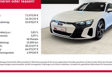 Audi e-tron GT 17.839 km 71.979 &euro; Bitterfeld-Wolfen 06749