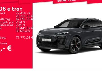 Audi Q6 e-tron 16.487 km 72.450 &euro; Frankfurt am Main 60326