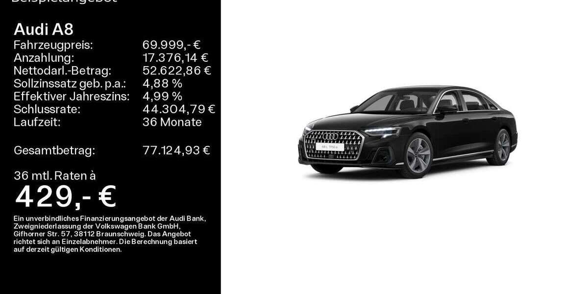 Audi A8 32.700 km 69.999 &euro; Hanau 63452