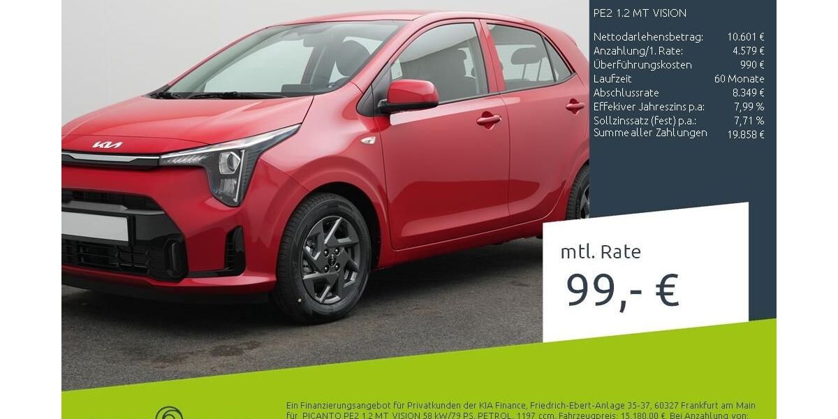 Kia Picanto 8.900 km 14.980 &euro; Borken 46325