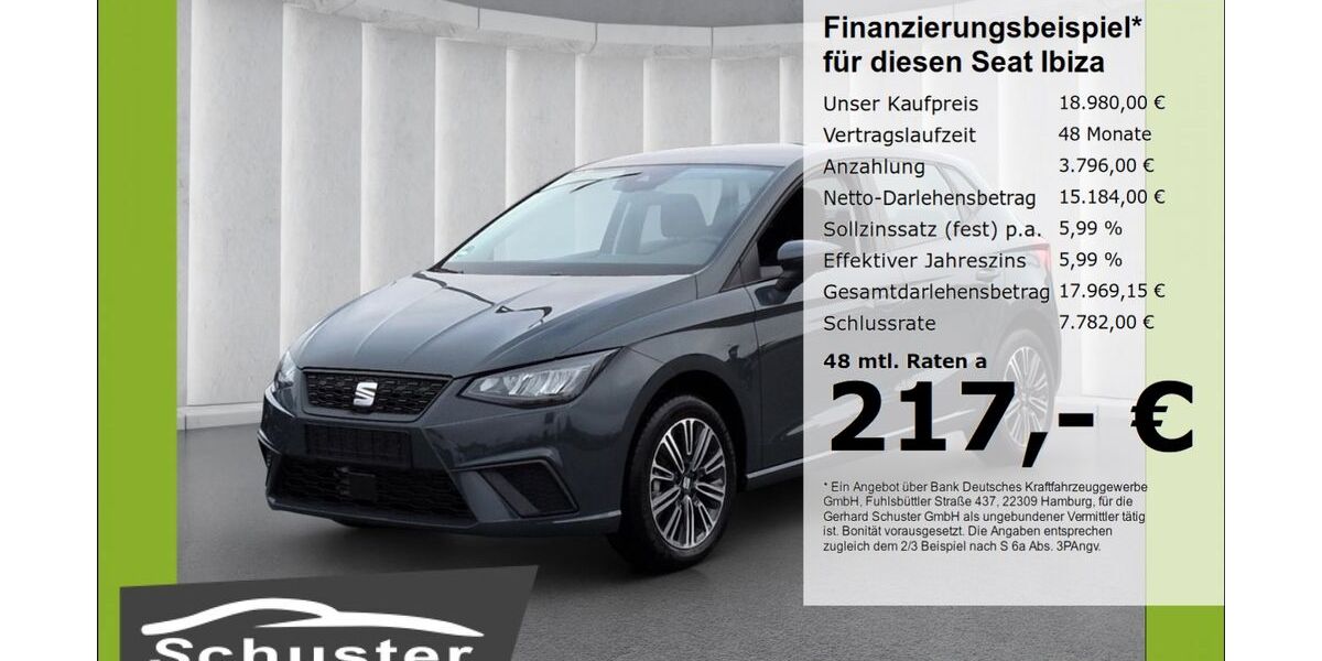 Seat Ibiza 3.948 km 18.980 &euro; Ruhstorf 94099