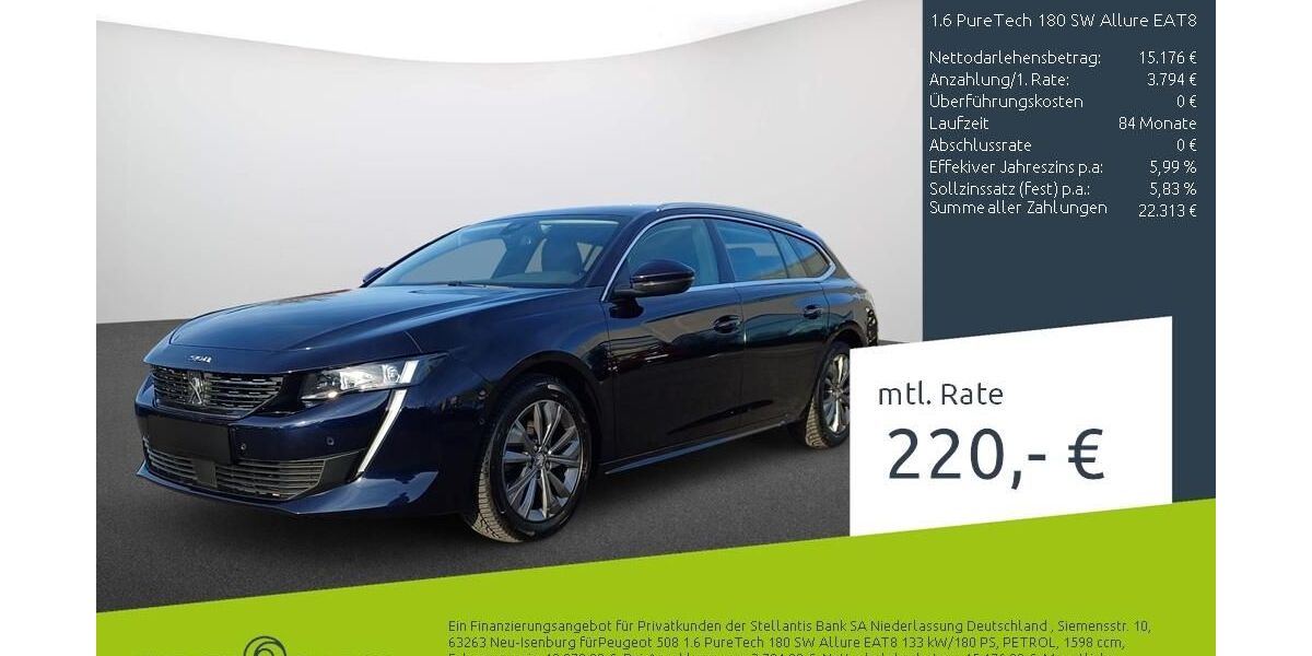 Peugeot 508 78.080 km 18.979 &euro; Bocholt 46395