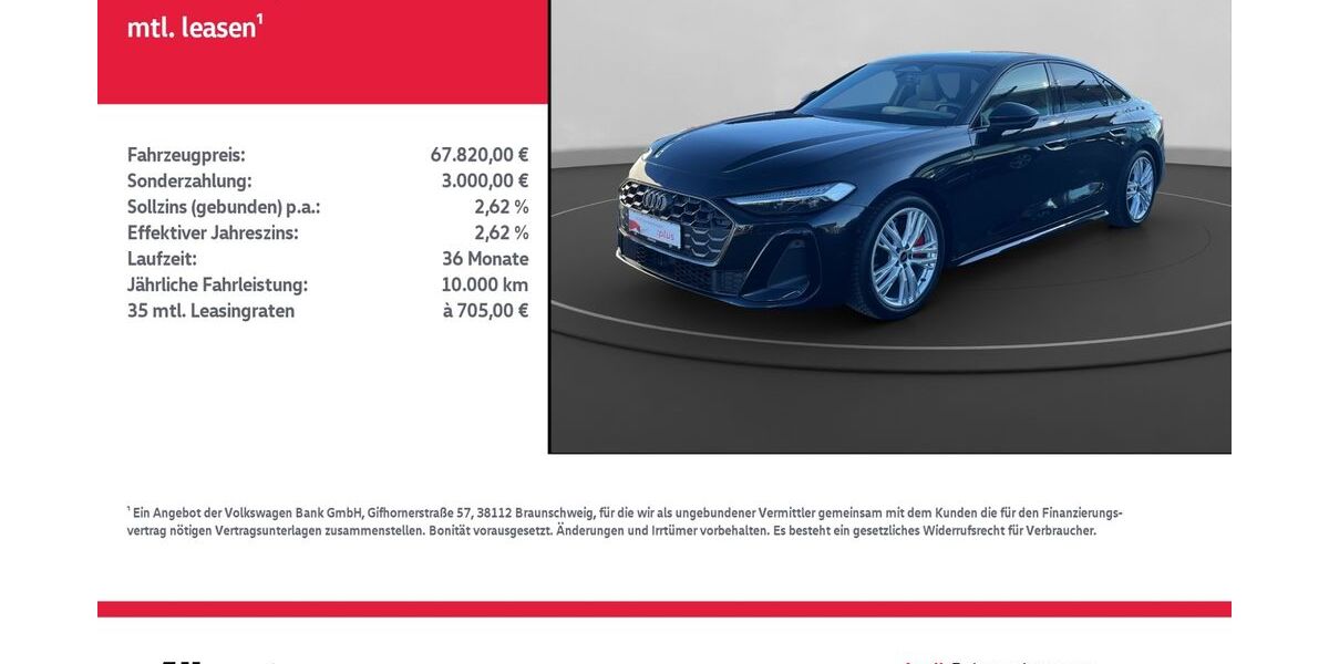Audi A5 15.537 km 67.820 &euro; Nordhausen 99734