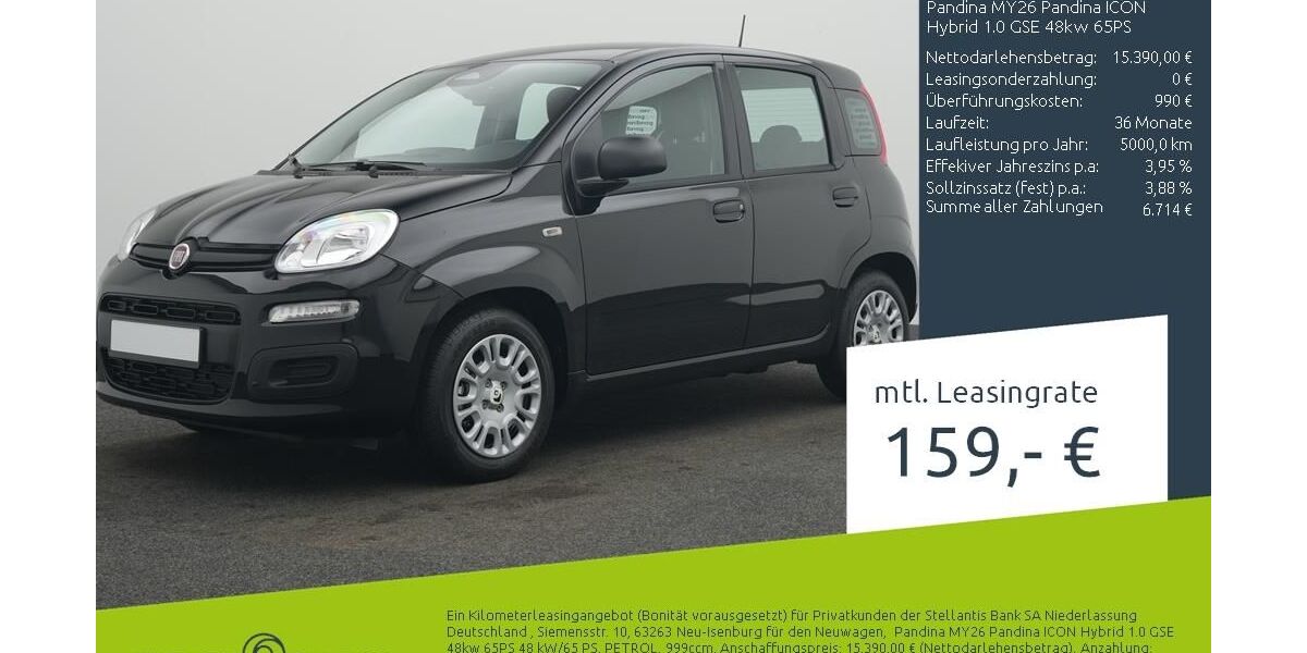 Fiat Panda 1.100 km 14.980 &euro; Borken 46325