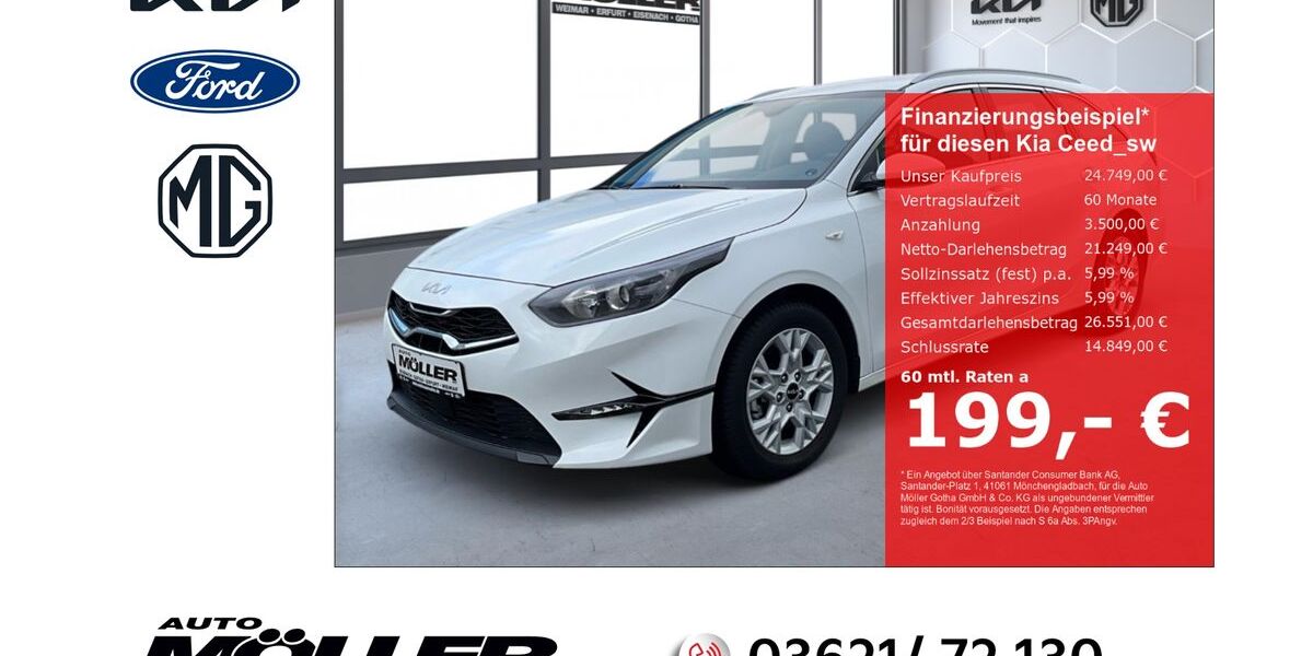Kia ceed Sportswagon 15.650 km 24.749 &euro; Gotha 99867