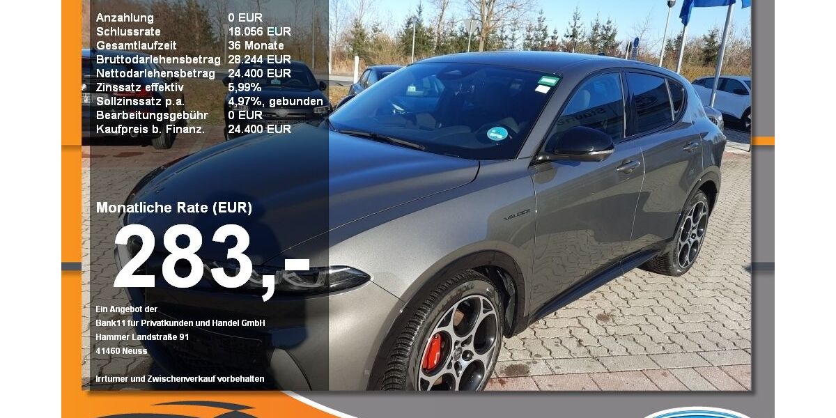 Alfa Romeo Tonale 37.415 km 24.400 &euro; Neustadt / Donau 93333