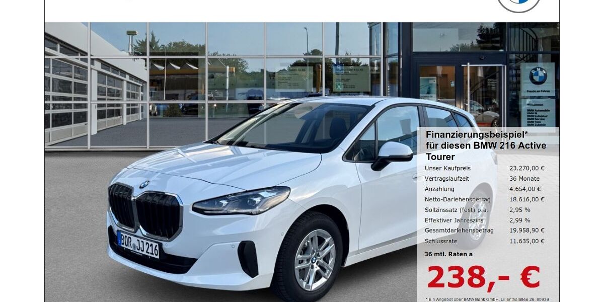 BMW 216 Active Tourer 20.874 km 23.270 &euro; Borken 46325