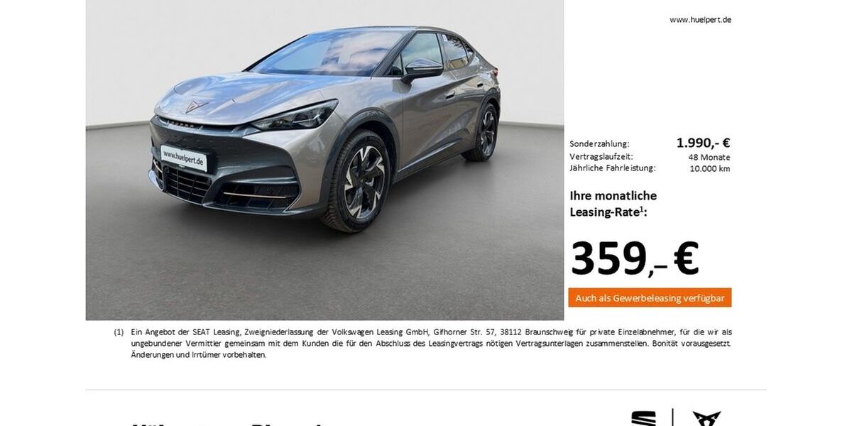 Cupra Tavascan 9.798 km 37.711 &euro; Dortmund 44269