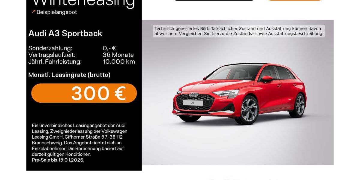Audi A3 5.100 km 33.939 &euro; Linsengericht 63589