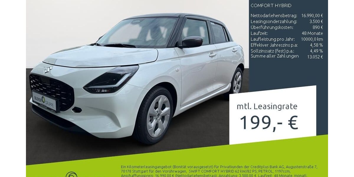 Suzuki Swift 3.500 km 15.940 &euro; Dülmen 48249