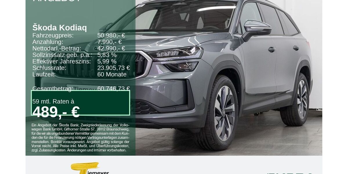 Skoda Kodiaq 3.999 km 47.340 &euro; Bochum 44809