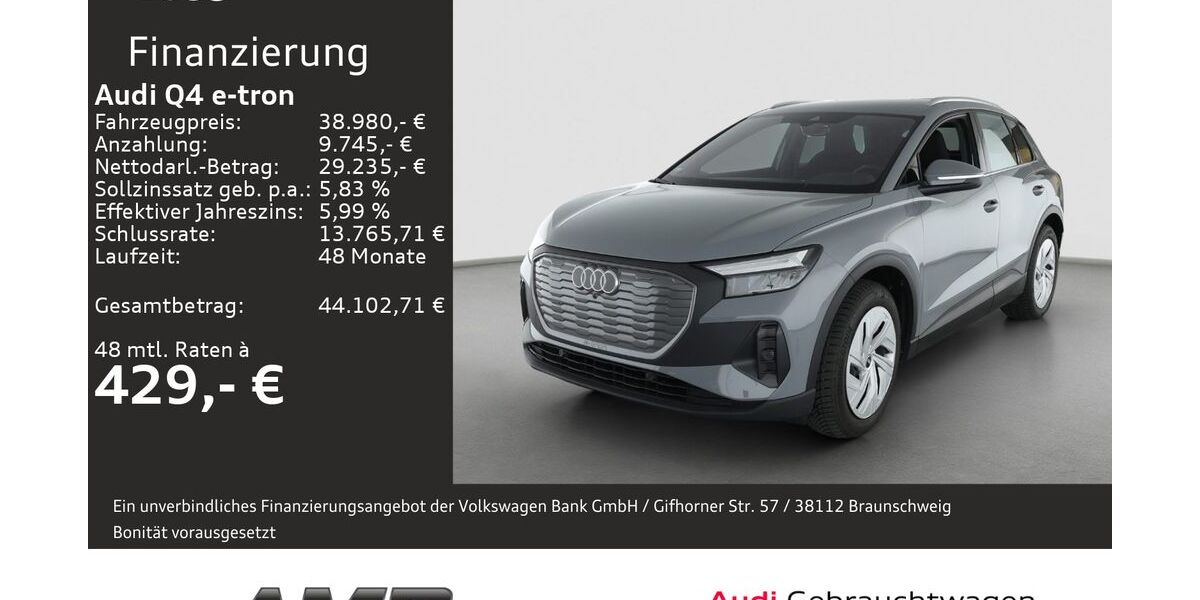 Audi Q4 e-tron 7.710 km 38.980 &euro; Borna 04552