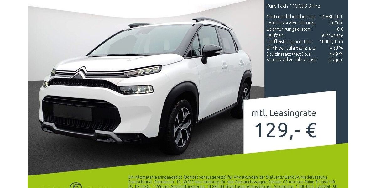 Citroen C3 Aircross 11.595 km 12.900 &euro; Borken 46325