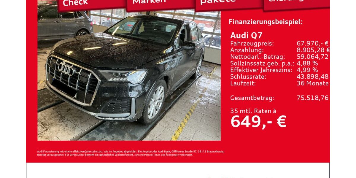 Audi Q7 21.738 km 67.970 &euro; Hamburg 22419