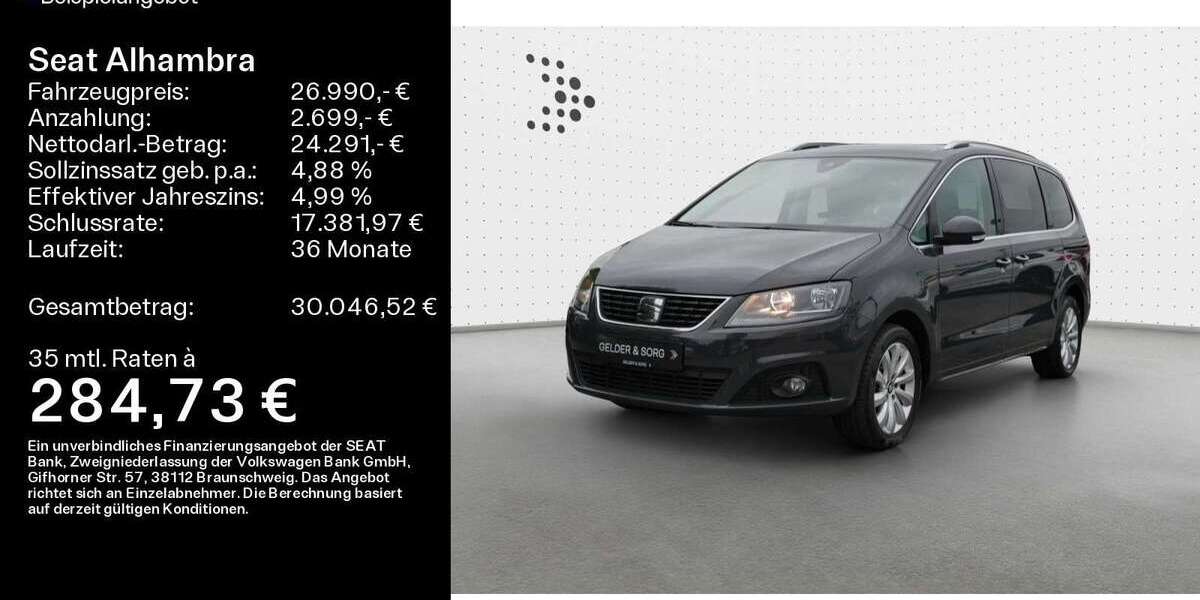 Seat Alhambra 89.968 km 26.990 &euro; Haßfurt 97437