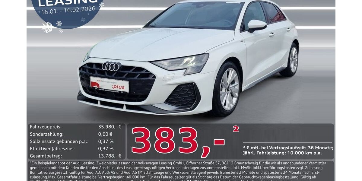 Audi A3 26.140 km 35.980 &euro; Ingolstadt 85057