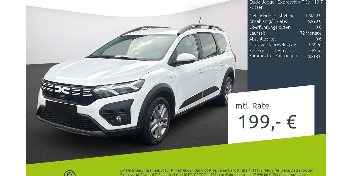 Dacia Jogger 55.000 km 17.540 &euro; Borken 46325