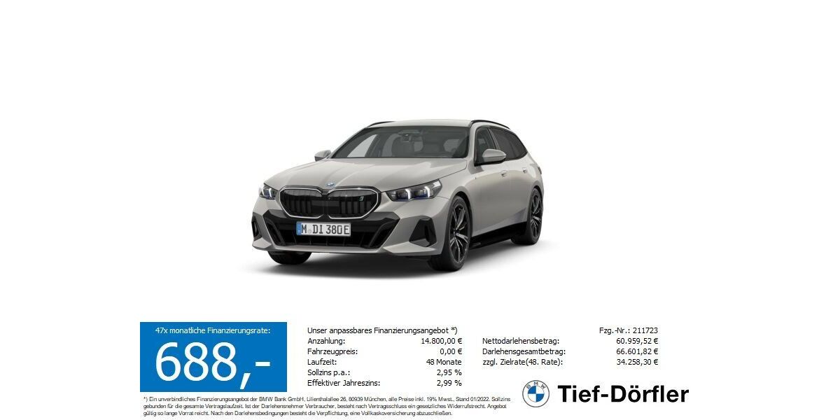 BMW i5 46.467 km 69.790 &euro; Marktsteft 97342
