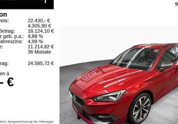 Seat Leon 39.800 km 22.430 &euro; Feldkirchen/Westerham 83620