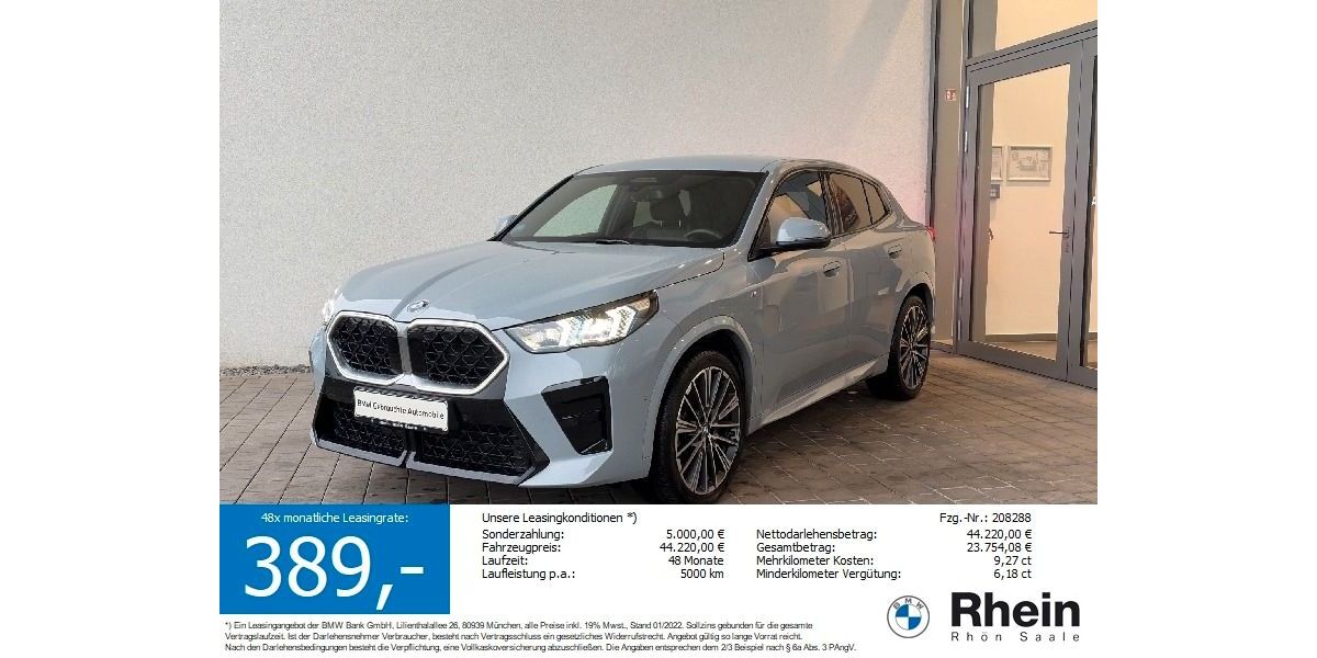 BMW X2 5.548 km 42.745 &euro; Salz 97616