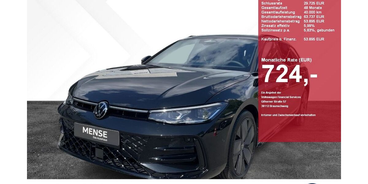 VW Passat 9.000 km 53.895 &euro; Gütersloh 33330