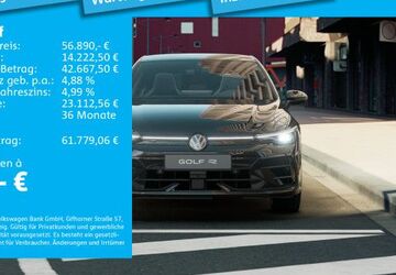 VW Golf 3.000 km 56.890 &euro; München 81669