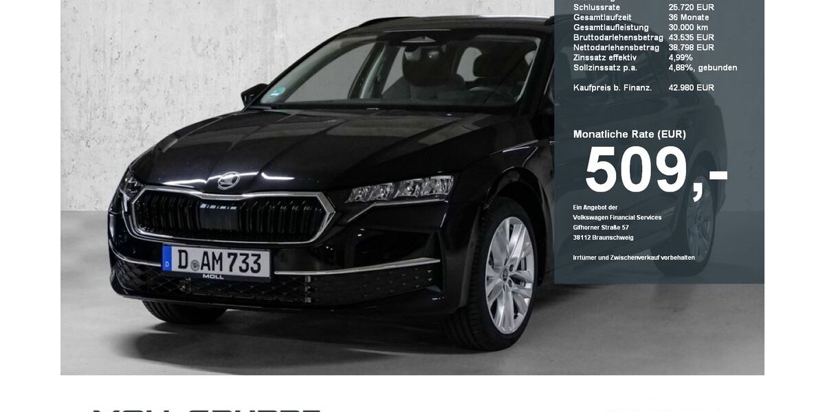 Skoda Octavia 10.000 km 42.980 &euro; Düsseldorf 40549