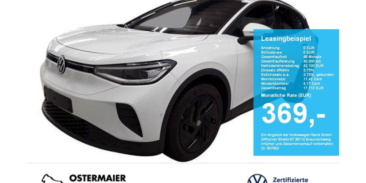 VW ID.4 5.385 km 42.100 &euro; Vilsbiburg 84137