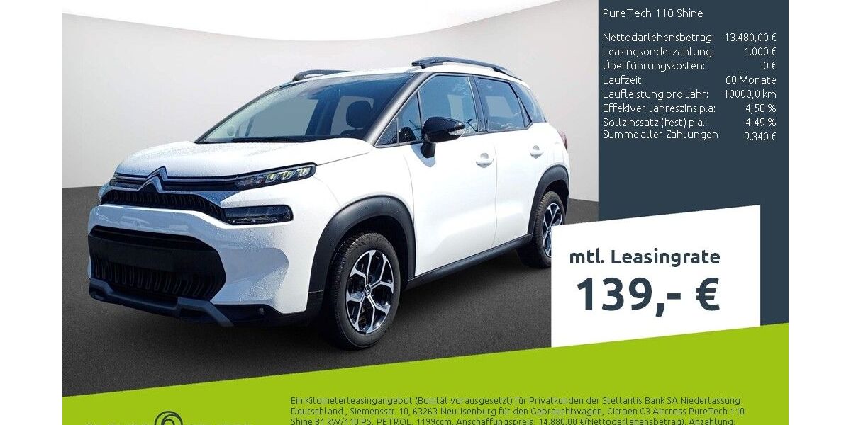 Citroen C3 Aircross 22.261 km 12.900 &euro; Borken 46325