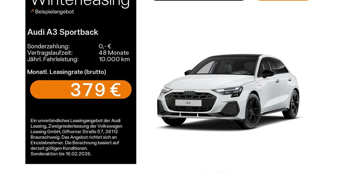 Audi A3 8.779 km 42.980 &euro; Schweinfurt 97424