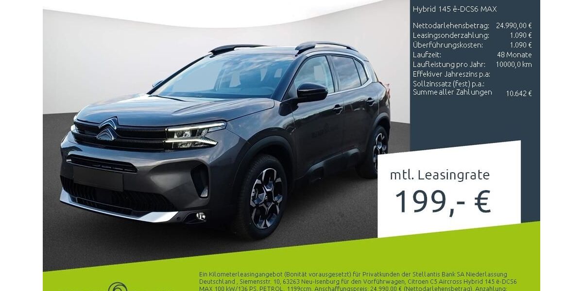Citroen C5 Aircross 7.910 km 24.889 &euro; Dortmund 44263