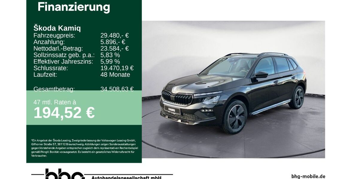 Skoda Kamiq 3.900 km 28.980 &euro; Balingen 72336