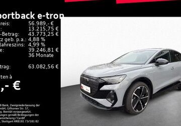 Audi Q4 e-tron 5.800 km 56.989 &euro; Offenbach am Main 63071