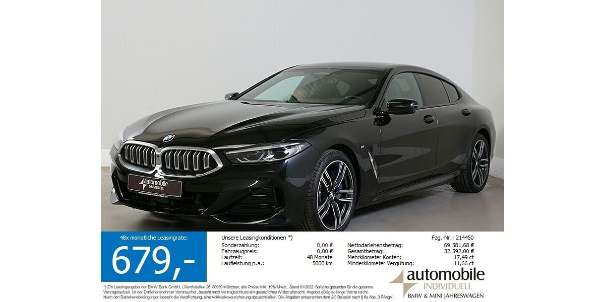 BMW 840 15.300 km 69.430 &euro; Paderborn 33100