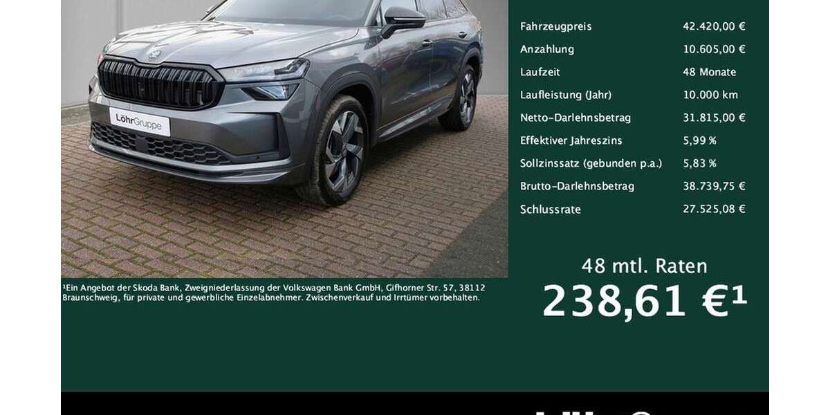 Skoda Kodiaq 7.800 km 42.420 &euro; Meckenheim 53340