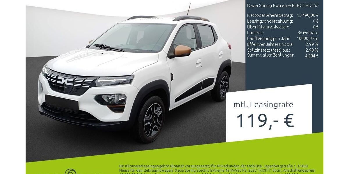 Dacia Spring 16.654 km 11.240 &euro; Borken 46325