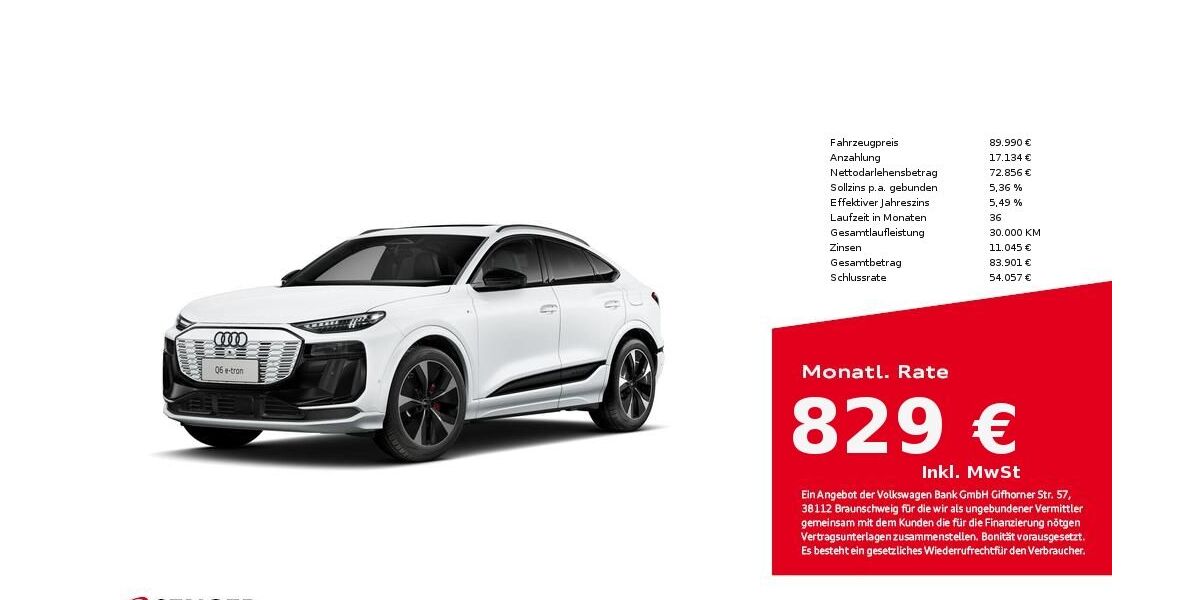 Audi Q6 e-tron 9.000 km 89.990 &euro; Münster 48153