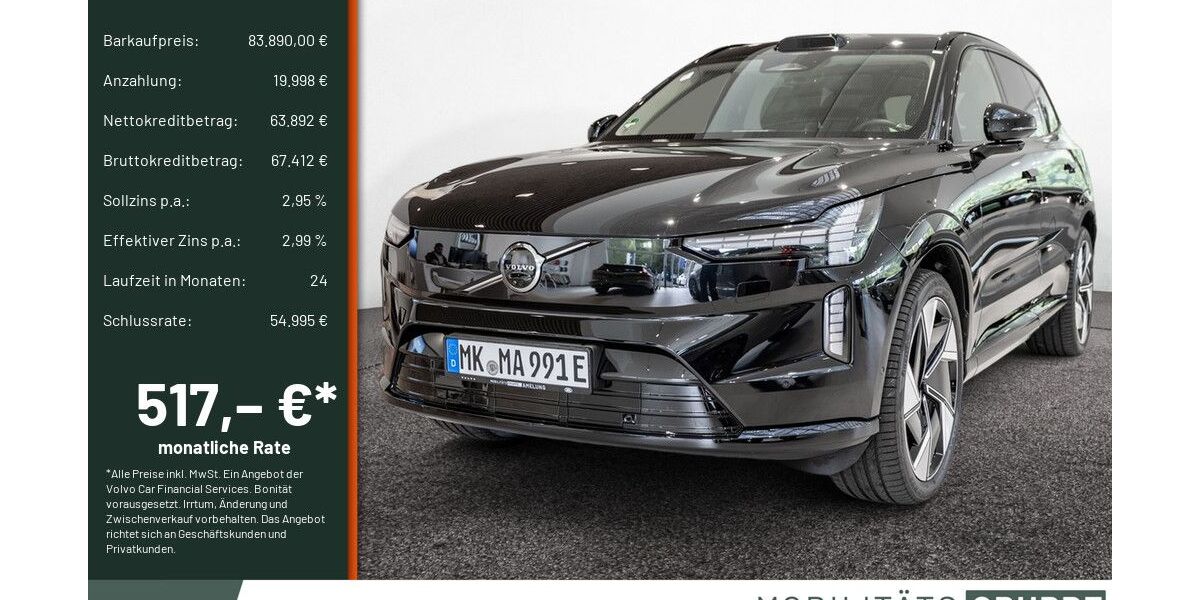 Volvo EX90 2.497 km 82.390 &euro; Lüdenscheid 58507