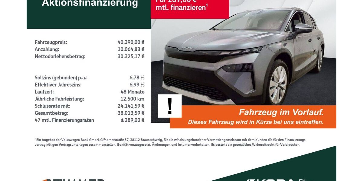Skoda Elroq 10.741 km 40.390 &euro; Lingen 49808