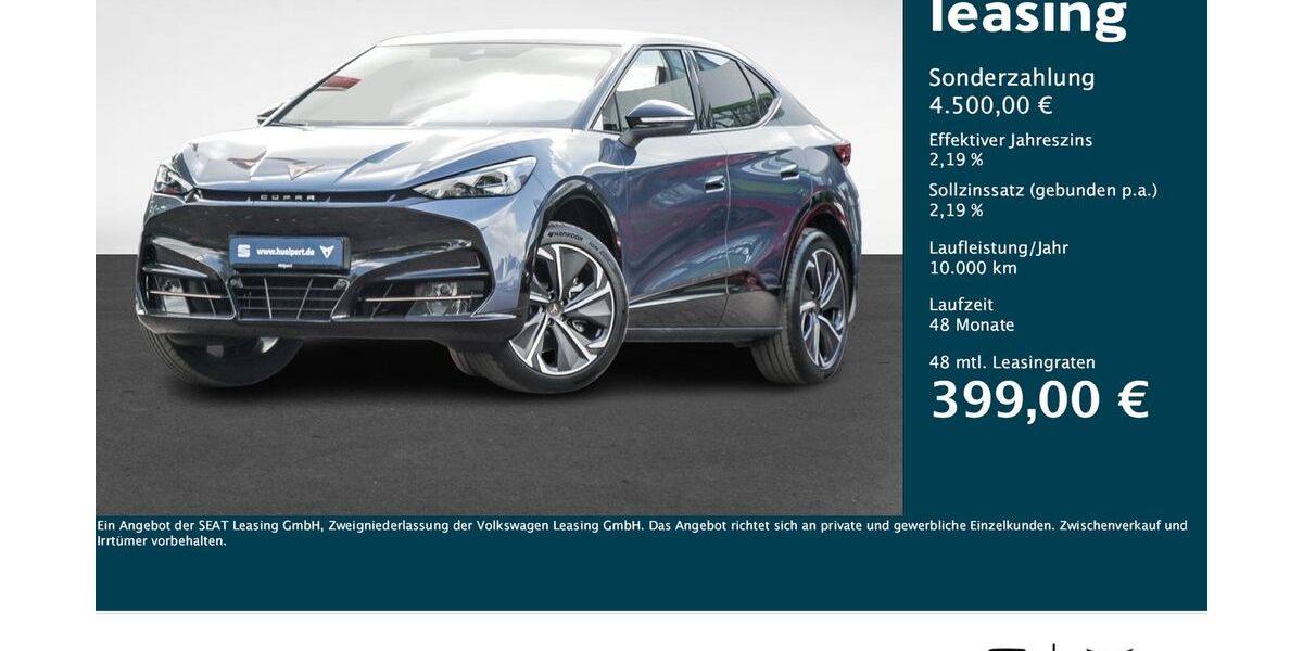 Cupra Tavascan 1.990 km 43.666 &euro; Dortmund 44269