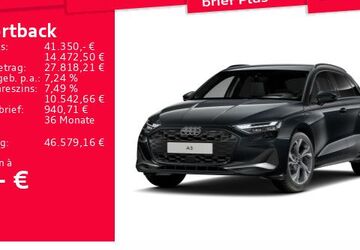 Audi A3 8.768 km 41.349 &euro; Frankfurt am Main 60326