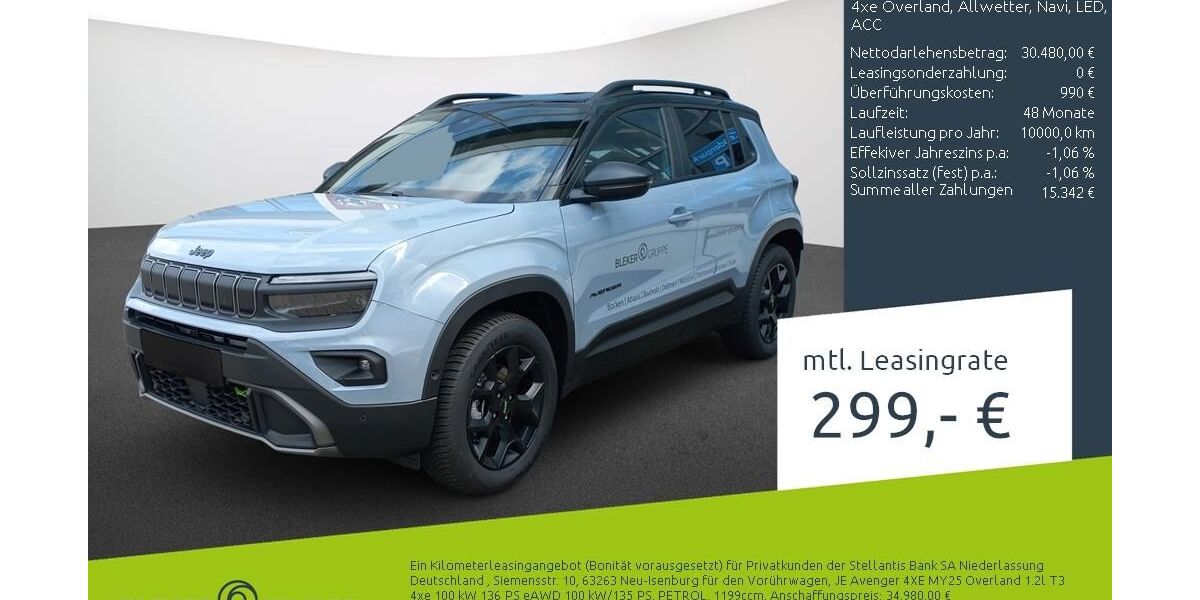 Jeep Avenger 2.400 km 29.780 &euro; Münster - Amelsbüren 48163