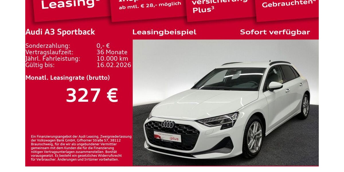 Audi A3 7.000 km 33.100 &euro; Berlin 10587