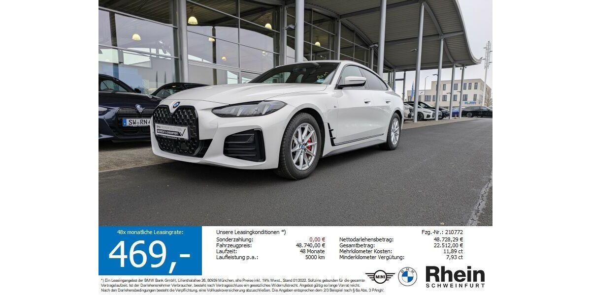 BMW 430 Gran Coupé 25.054 km 46.445 &euro; Schweinfurt 97424