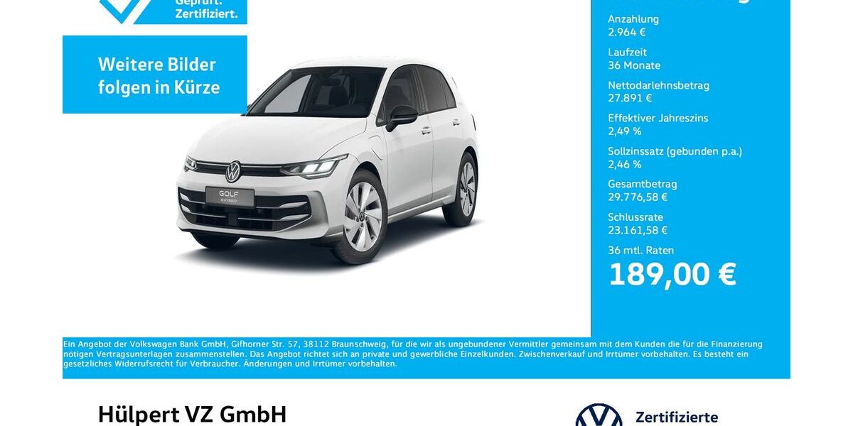 VW Golf 14.837 km 30.855 &euro; Dortmund 44379